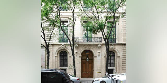 Jeffrey Epstein's townhouse on the Upper East Side of Manhattan. (AP Photo/Bebeto Matthews)