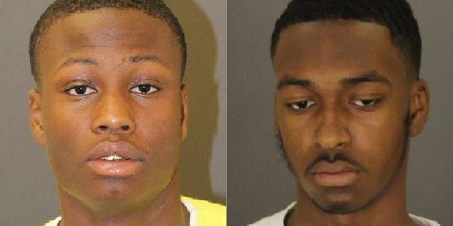 Mugshots for Kahree Fowlkes (left) and Kamal Godwin (right).