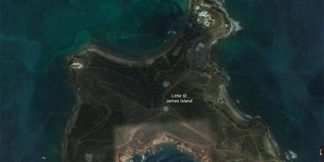 Epstein's private getaway has been dubbed "Orgy Island." (Google Earth)