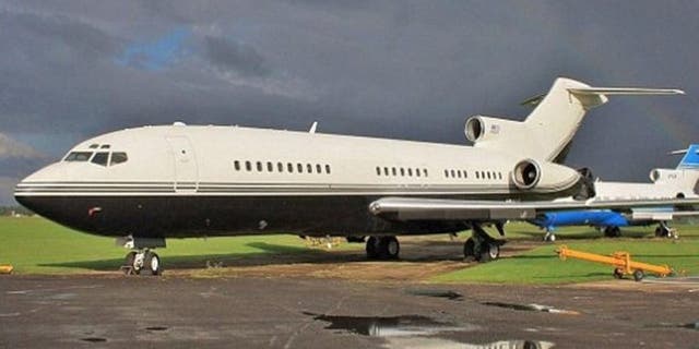 Epstein's Boeing 727 was known as the "Lolita Express." (John Coates, airport-data.com)
