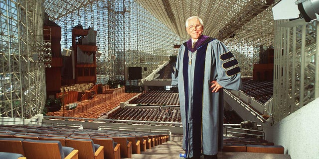 The Rev. Robert Schuller, founder of the " Hour Of Power" television show and builder of the Crystal Cathedral in Garden Grove, Calif., died at age 88 in 2015. (Getty Images)