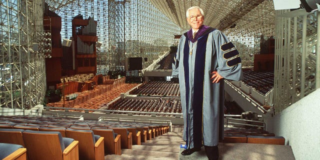 The Rev. Robert Schuller, founder of the " Hour Of Power" television show and builder of the Crystal Cathedral in Garden Grove, Calif., died at age 88 in 2015. (Getty Images)