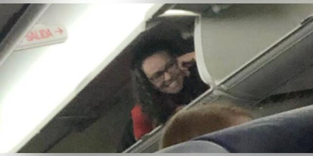 “It was very interesting,” Lloyd told Fox News. “I think she was doing it to try and be funny and make the passengers laugh.”