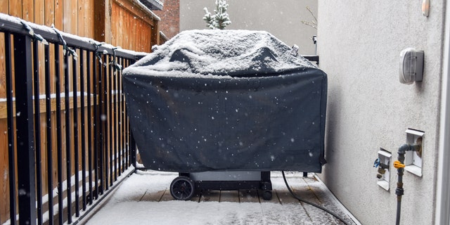 You should maybe clean it, too, if it hasn't seen daylight since winter.