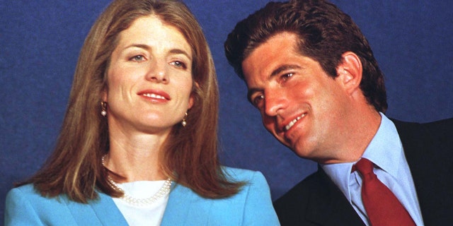Caroline Kennedy Schlossberg and her brother John F. Kennedy Jr. in this file photo at a May 1997 event at the John F. Kennedy Presidential Library in Boston. — Reuters