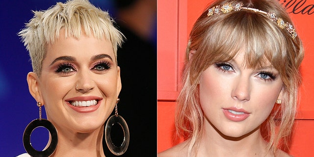 Katy Perry once felt she and Taylor Swift were music industry rivals, according to Fleetwood Mac's Stevie Nicks.