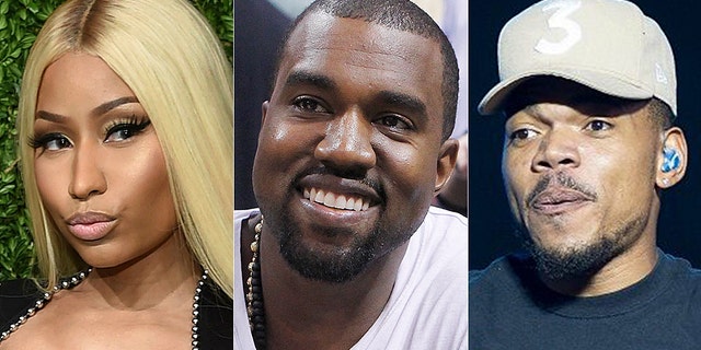 Rappers Nicki Minaj and Chance The Rapper discussed their relationship with Kanye West. Minaj said West recently told her he's a "born-again Christian now."