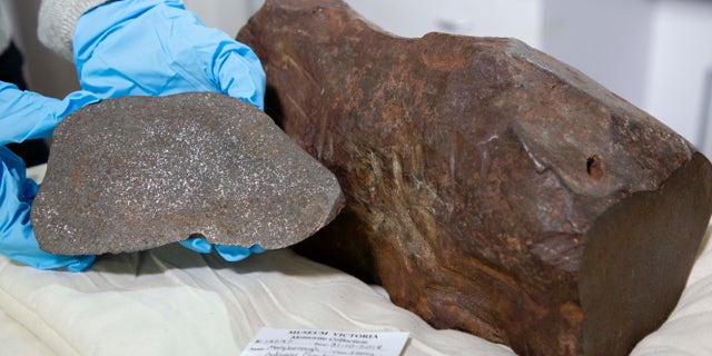 The Maryborough Meteorite will be on display at the Melbourne Museum next month.