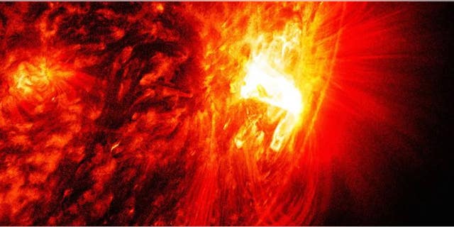 The sun's heat is extreme.