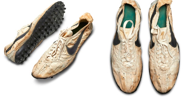 Inactivo Treinta Cortar Rare 1972 Nike Olympic running shoes set record at more than $437,000 | Fox  News
