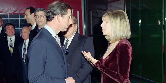 Prince Charles attends a show starring Barbra Streisand