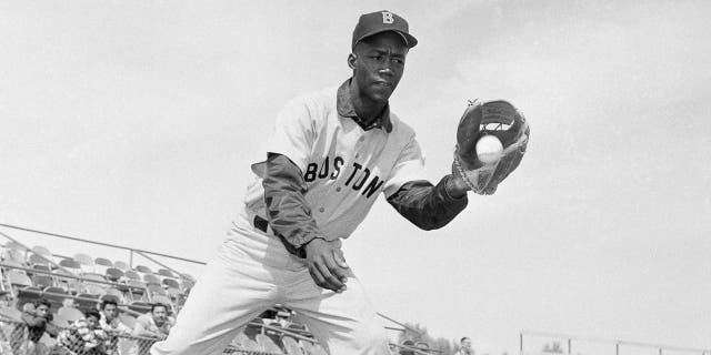 Elijah "Pumpsie" Green poses for a photo, location not known. Green, the first black player on the Red Sox, has died. He was 85. (AP Photo/Harold Filan, File)