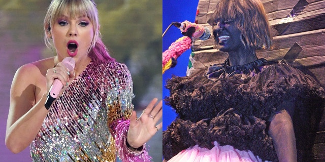 Taylor Swift fans went after Australian singer Sia for taking Scooter Braun's side in his feud with the "ME!" singer. Swift's "Swifties" accused Sia, pictured here in 2011. of donning blackface in this performance.