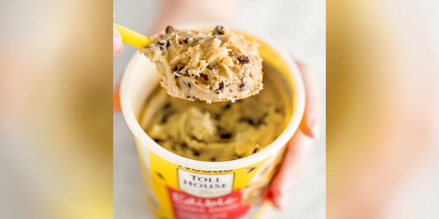 There's no need to cook this dough, it's ready to eat out of the tub.