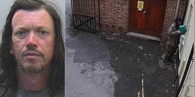 Tristan Morgan was burned as he set fire to the synagogue in July 2018.