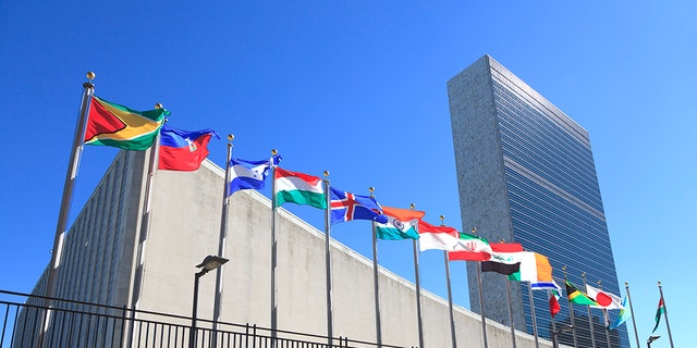 United Nations headquarters in New York City.