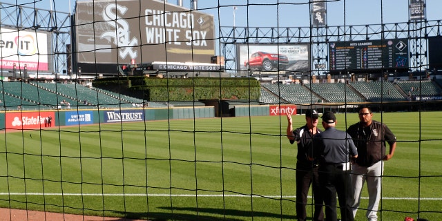 The Chicago White Sox became the first MLB team to extend netting all the way to the foul poles. (AP Photo/Charles Rex Arbogast)