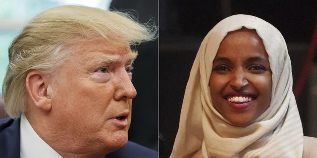 President Trump hasn't let up on criticism of Somali-born U.S. Rep. Ilhan Omar, D-Minn. (Getty Images)