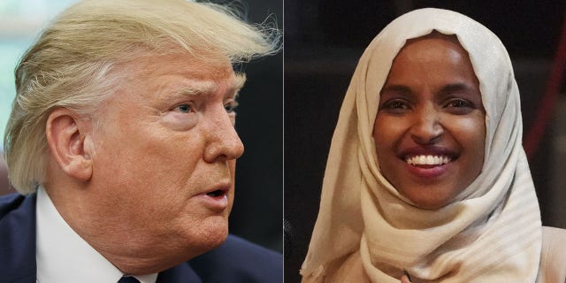 President Trump hasn't let up on criticism of Somali-born U.S. Rep. Ilhan Omar, D-Minn. (Getty Images)
