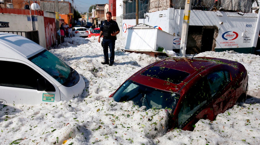 Freak hailstorm buries Mexican city of Guadalajara
