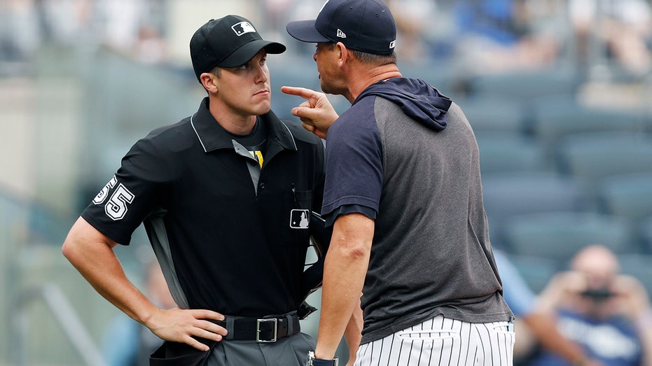 Yankees manager blames umpire for epic on-field eruption 