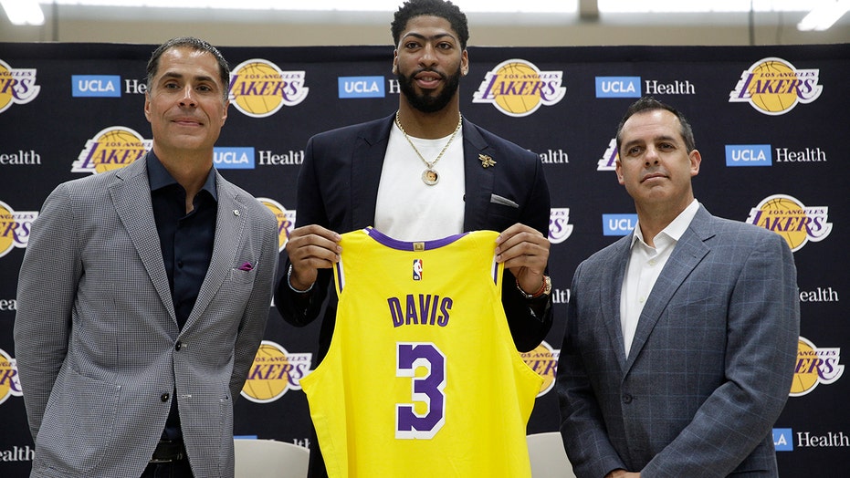 Los Angeles Lakers' Anthony Davis to 