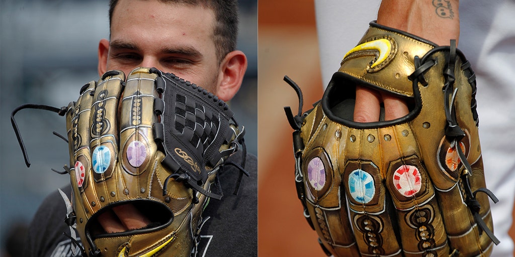 thanos baseball glove