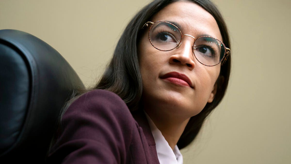 Rep. Alexandria Ocasio-Cortez during a House Oversight Committee