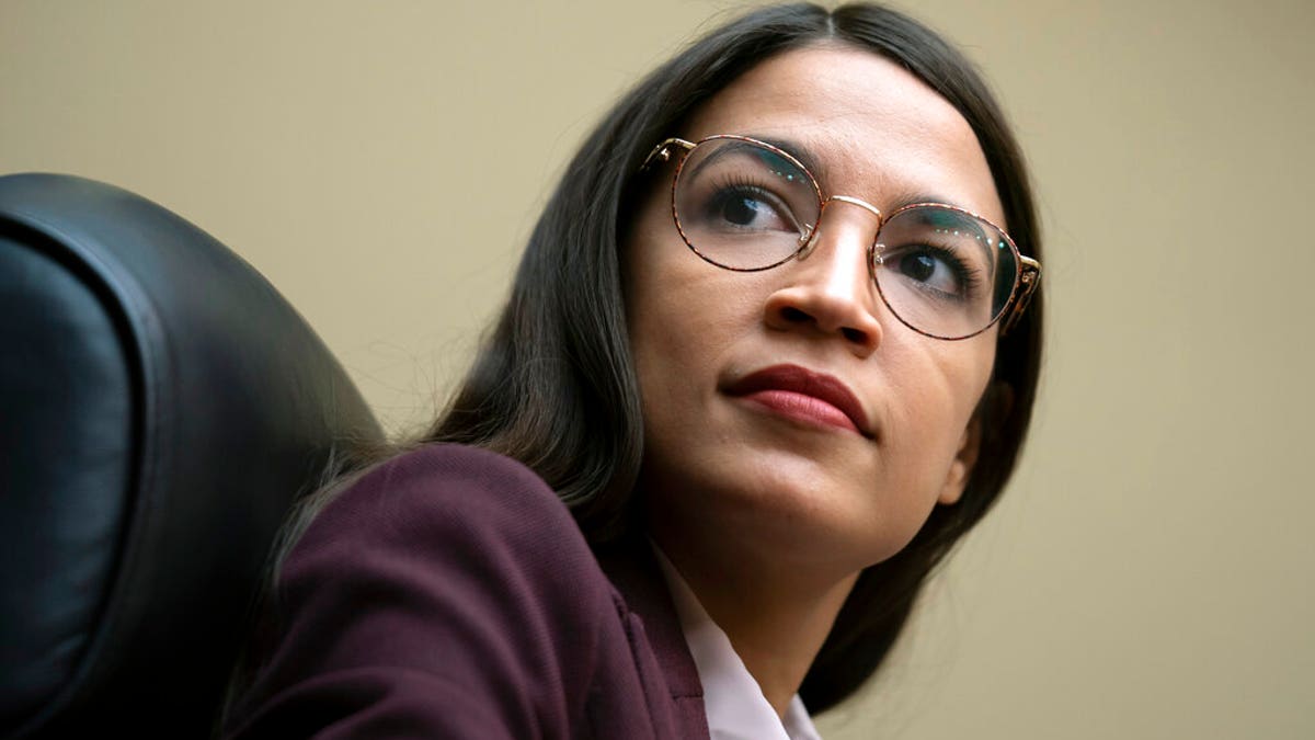 Rep. Alexandria Ocasio-Cortez during a House Oversight Committee