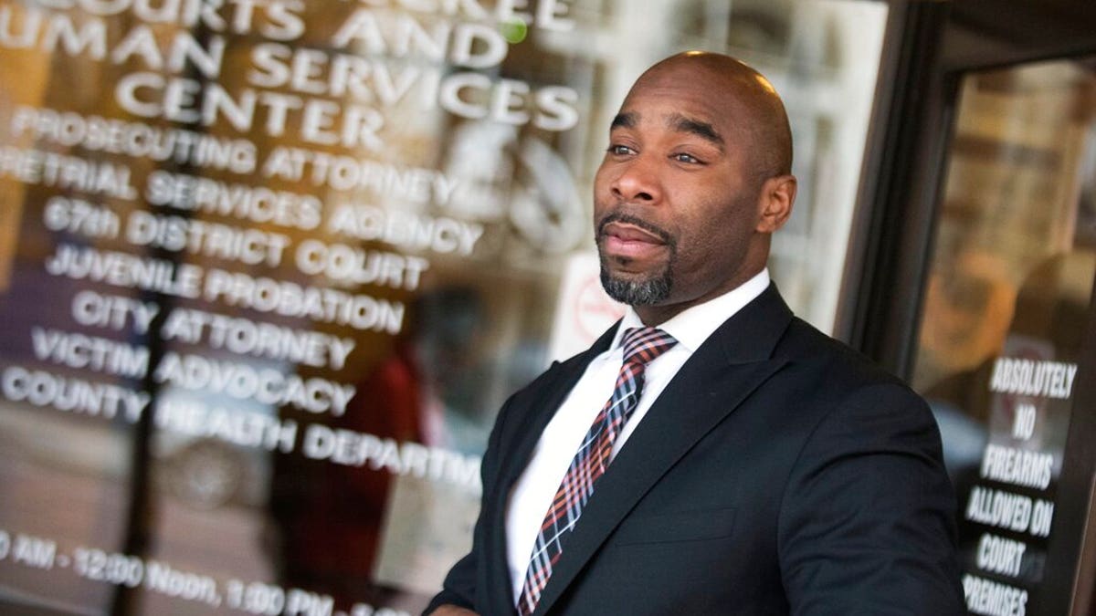 FILE: Mateen Cleaves walks out of the district court at Genesee District Court in Flint, Mich. Former Michigan State University basketball star Cleaves was standing trial on sexual assault charges in his Michigan hometown.