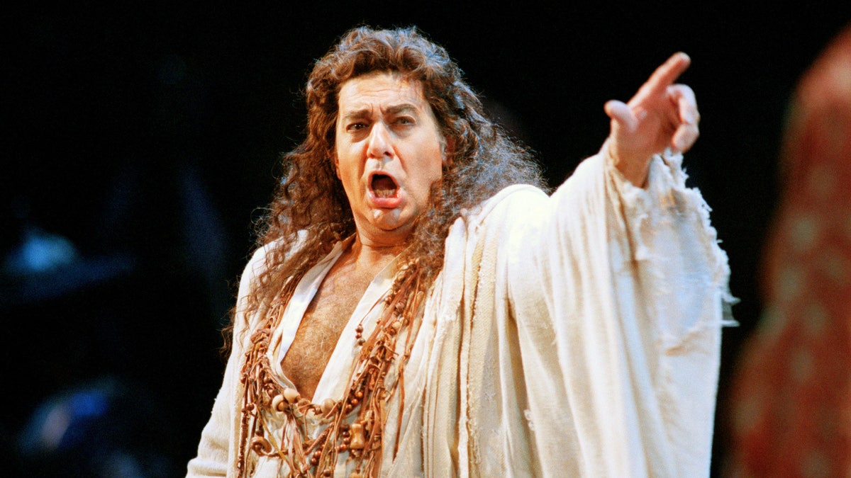 In this Nov. 5, 1994 file photo, Placido Domingo performs in the San Francisco Opera's production of 