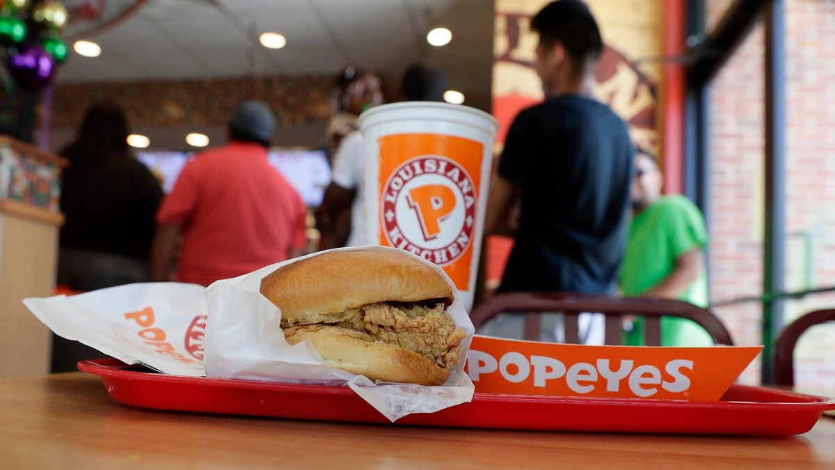 After Popeyes added a crispy chicken sandwich to their fast-fast menu, the hierarchy of chicken sandwiches in America was rattled, and the supremacy of Chick-fil-A and others was threatened. (AP Photo/Eric Gay)