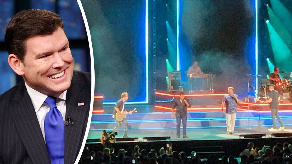 Watch: Bret Baier performs 'Rapper's Delight' on-stage with Rascal Flatts at concert | Fox News