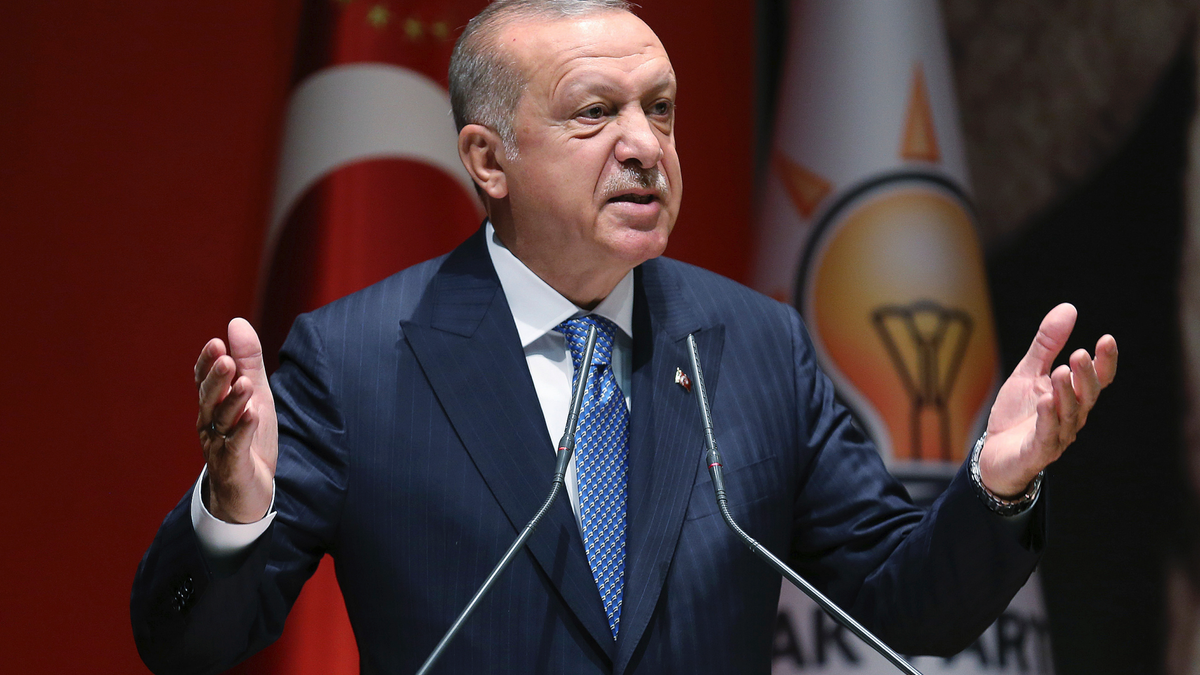 Turkey President Recep Tayyip Erdogan.(Presidential Press Service via AP, Pool)