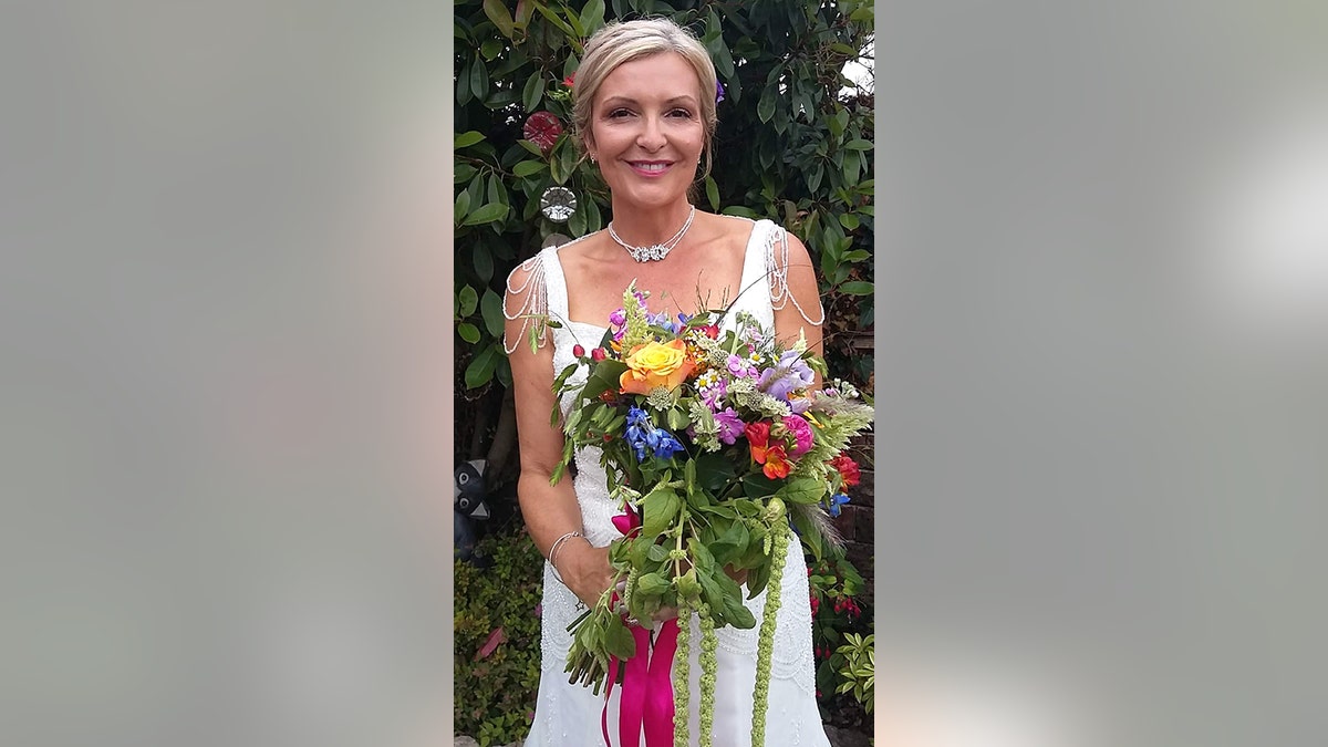 Winfield-Hunt on her wedding day.