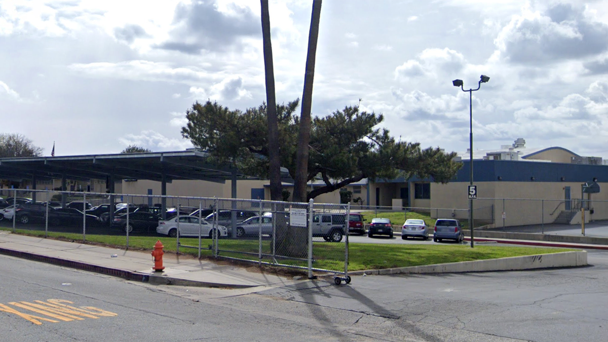 Del Vallejo Middle School in San Bernardino, Calif., where Nancy Magaña is said to have just started teaching at weeks ago.