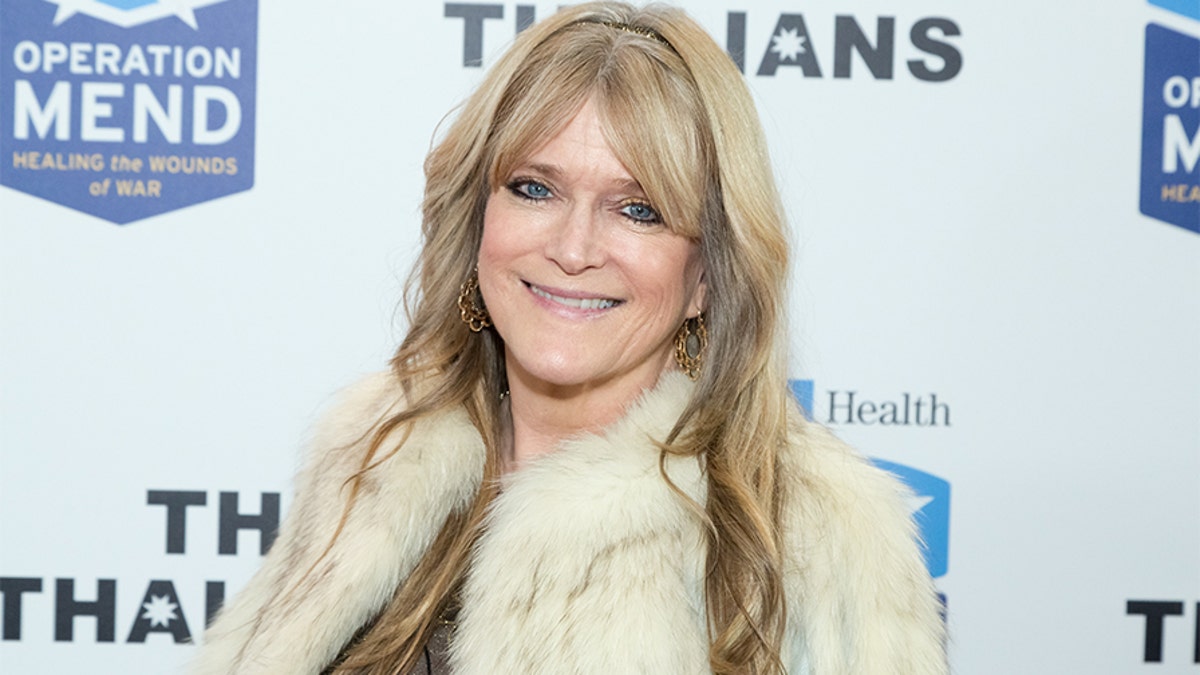Susan Olsen attends The Thalians Holiday Party with President Kira Reed Lorsch Chair at Bel-Air Country Club on December 1, 2018, in Los Angeles, California.