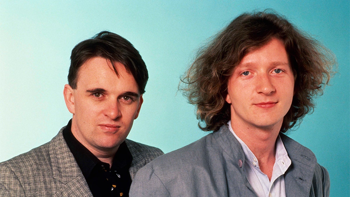 Glenn Tilbrook (right) and Chris Difford of Squeeze. Photo by Ebet Roberts/Redferns/Getty