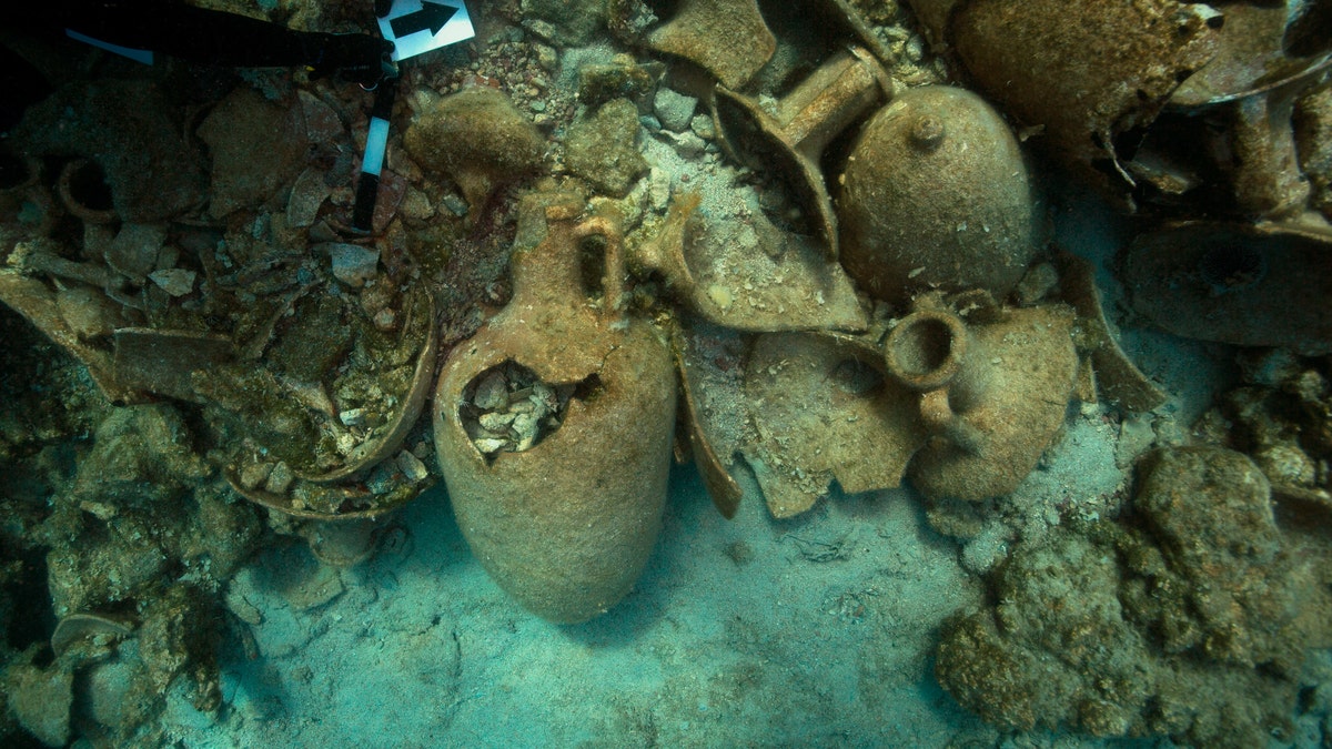 The wrecks were found off the small Greek island of Levitha.