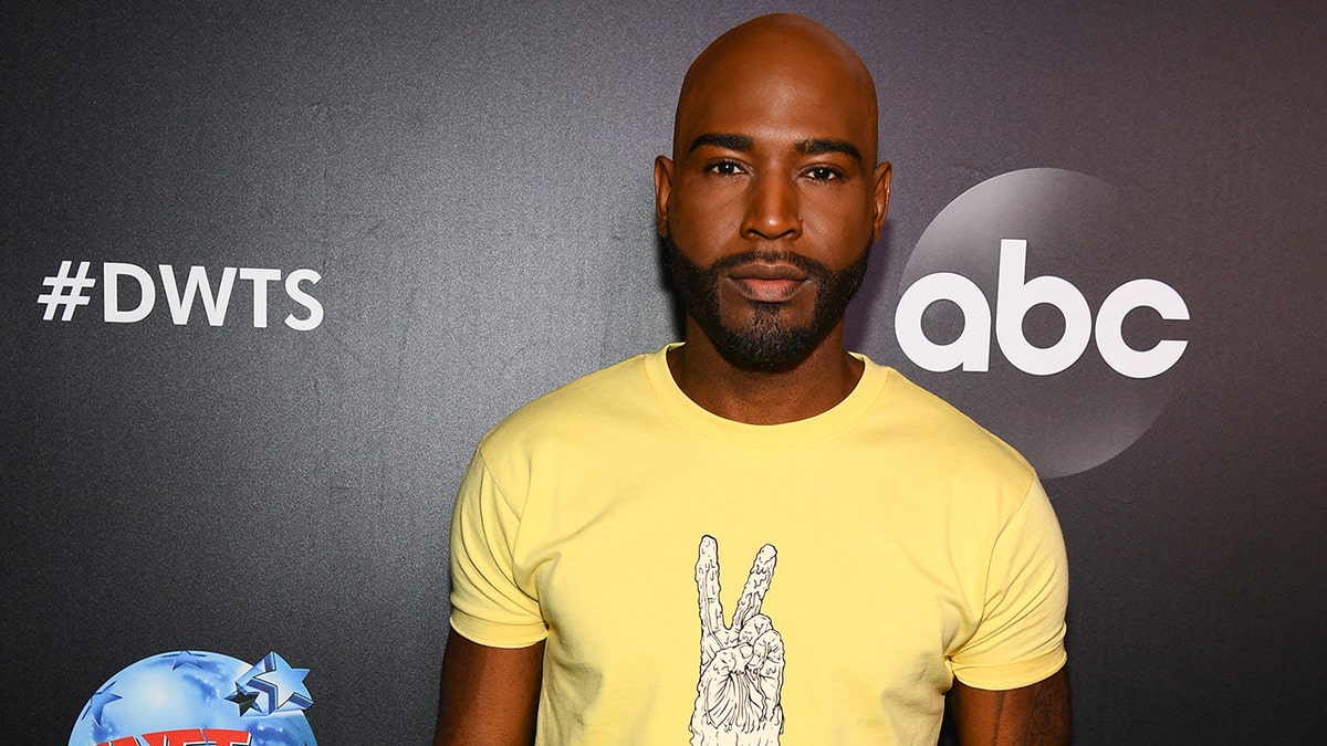 Karamo Brown arrives at the 2019 "Dancing With The Stars" Cast Reveal at Planet Hollywood Times Square on August 21, 2019 in New York City. (Photo by Dave Kotinsky/Getty Images for Planet Hollywood International)