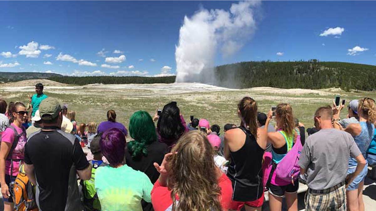 “Hot springs have injured or <a data-cke-saved-href="https://www.nps.gov/yell/planyourvisit/safety.htm" href="https://www.nps.gov/yell/planyourvisit/safety.htm" target="_blank">killed more people</a> in Yellowstone than any other natural feature,” the NPS warns. “Keep your children close and don’t let them run.”