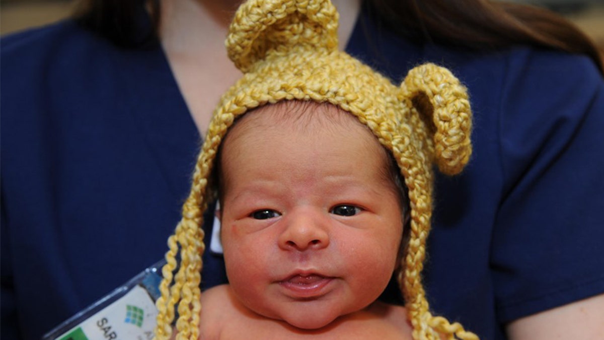 Newborns were dressed as characters from "The Wizard of Oz" at West Penn Hospital in Pittsburgh. (Photo courtesy of Allegheny Health Network)