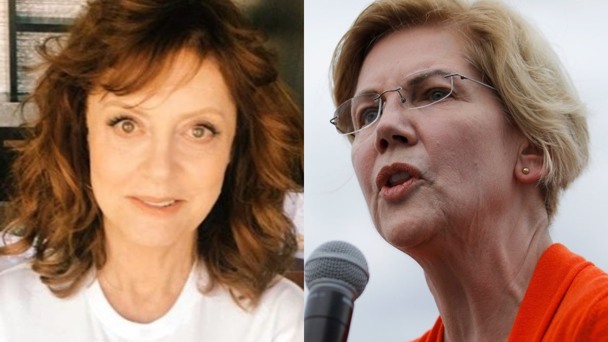 Actress Susan Sarandon and Sen. Elizabeth Warren (Photo: Instagram/AP Photo/John Locher, File)