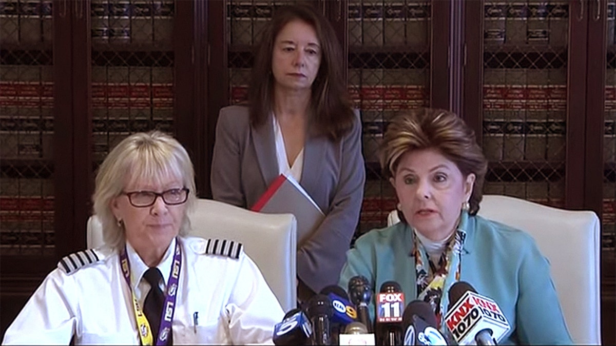 Drerup and Allred at an Aug. 13 press conference.<br>
