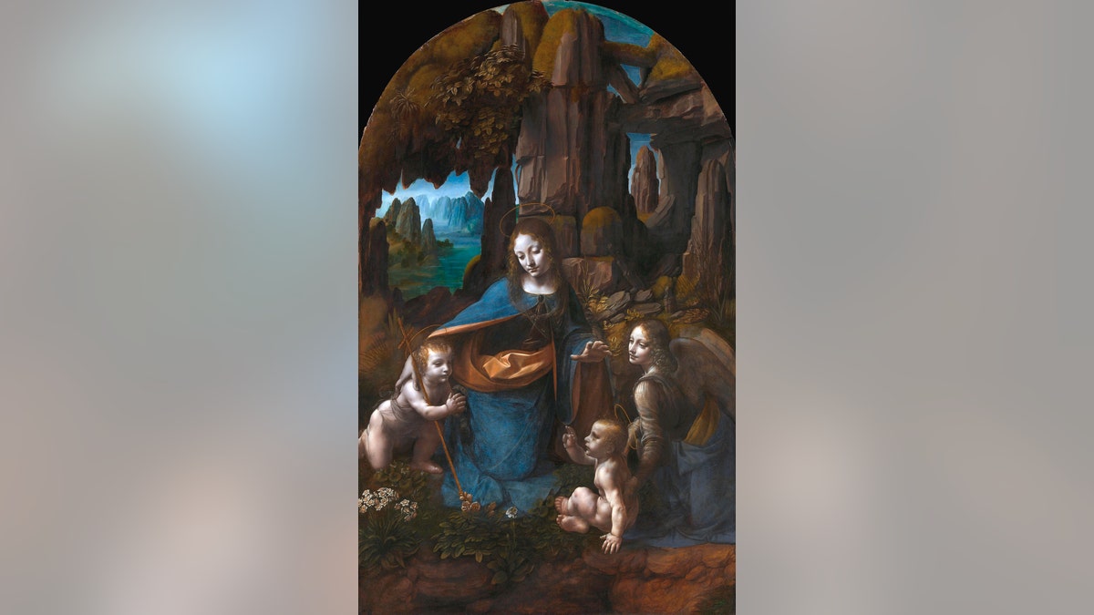 ‘The Virgin of the Rocks’ is one of three panels that da Vinci was commissioned to produce for an altarpiece in 1483. (VCG Wilson/Corbis via Getty Images)