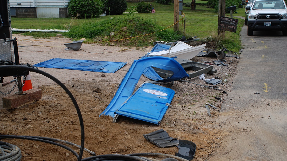 The first explosion was reported around 12:30 a.m. on Aug. 17 in the town of Westerly, Rhode Island, according to officials.