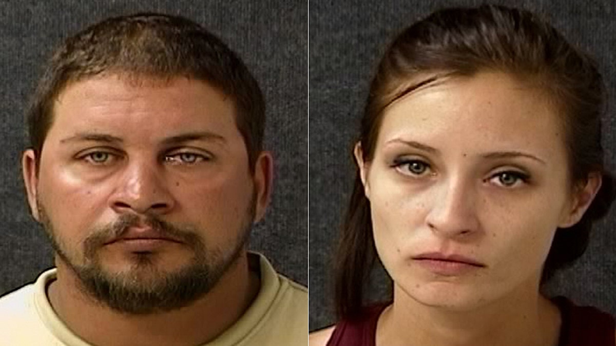 William Swan, left, and Thomasine Radford, right, were among the suspects who allegedly held a man at gunpoint on Sunday before offering him a grilled cheese, according to police.