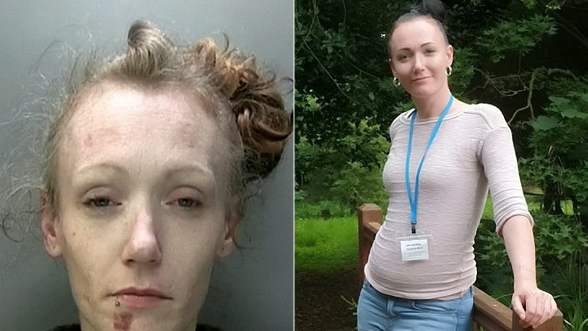 Caroline best, pictured, is now celebrating a year sober and improved health after giving up heroin and crack cocaine.