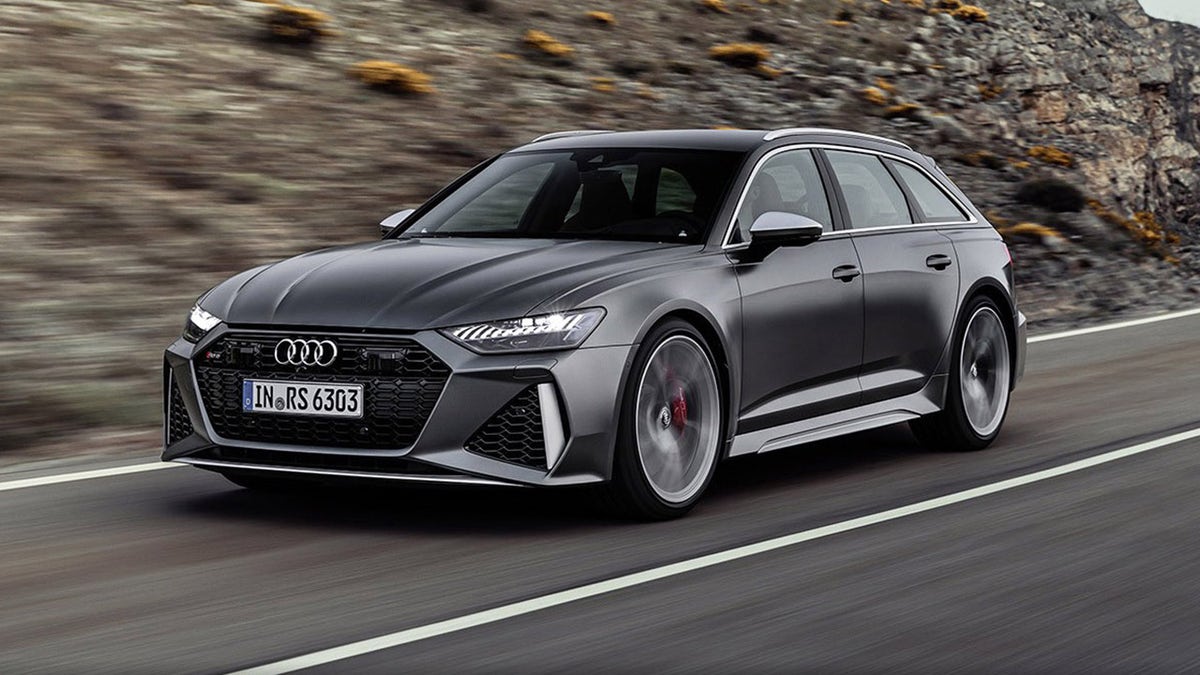 The Audi RS6 Avant has a 591 hp twin-turbocharged V8.