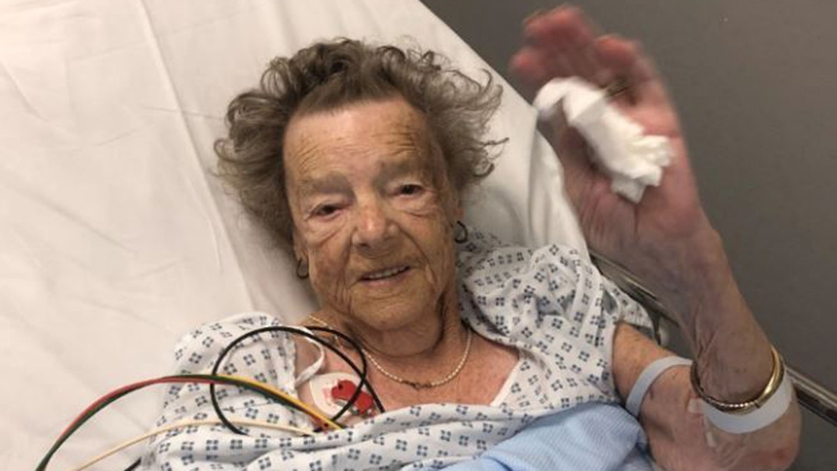 Betty Munroe, 93, was diagnosed with broken heart syndrome after surviving a burglary in her home.